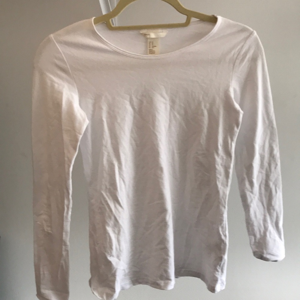 White boat neck tshirt